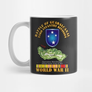 Army - 23rd Infantry Division - WWII - Guadalcanal Mug